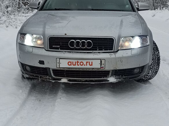2002 Audi A4 II (B6), серебристый, 670000 рублей - вид 2