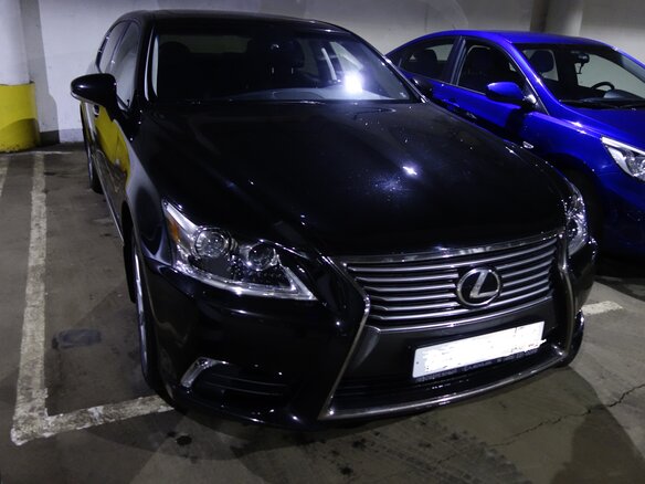 2012 Lexus LS 460 L IV Рестайлинг 2, чёрный