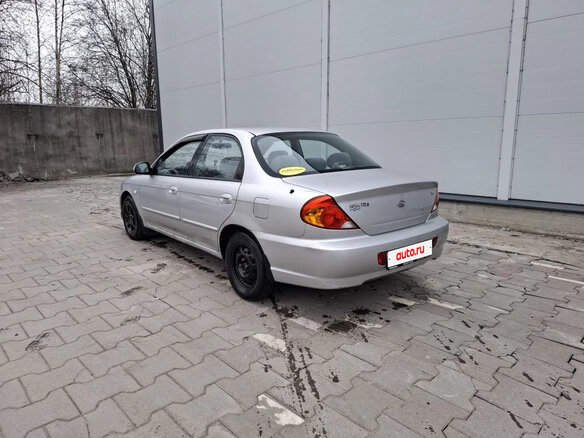 2007 Kia Spectra I Рестайлинг 2, серебристый, 195000 рублей - вид 3