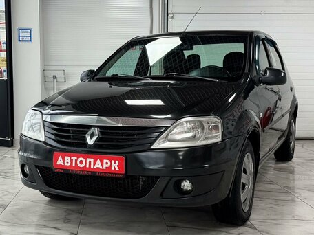 2010 Renault Logan I Рестайлинг, чёрный, 459000 рублей, вид 2