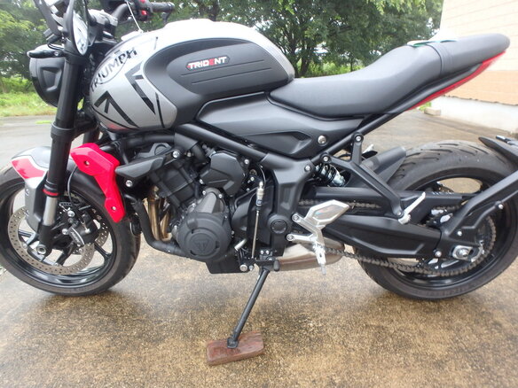 2024 Triumph Trident 660, серый, 900000 рублей - вид 11