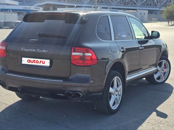 2008 Porsche Cayenne Turbo I Рестайлинг (957), коричневый, 1490000 рублей - вид 1