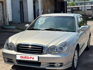 2008 Hyundai Sonata ТагАЗ IV (EF) Рестайлинг, серебристый, 1360000 рублей, вид 1