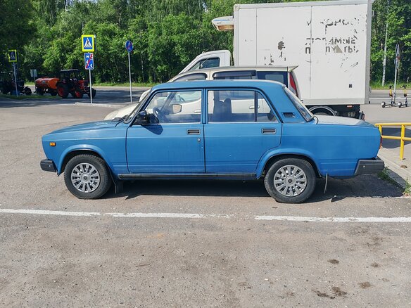 2007 Lada (ВАЗ) 2107, синий, 559000 рублей - вид 5