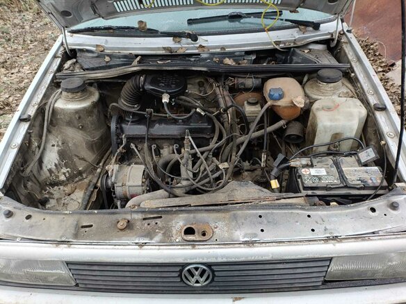 1987 Volkswagen Jetta II, серебристый, 80000 рублей - вид 21