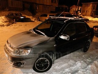 2013 Lada (ВАЗ) Granta I, чёрный, 470000 рублей, вид 1