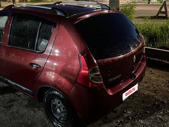 2012 Renault Sandero I, красный, 530000 рублей - вид 6