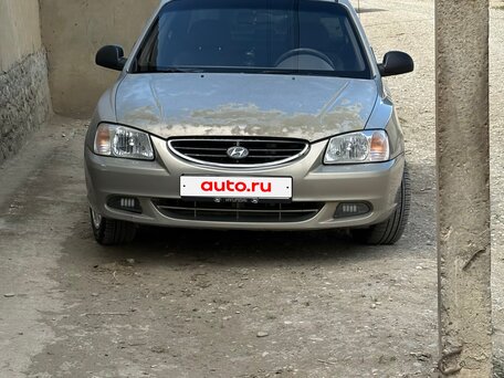 2007 Hyundai Accent ТагАЗ II, бежевый, 330000 рублей, вид 4