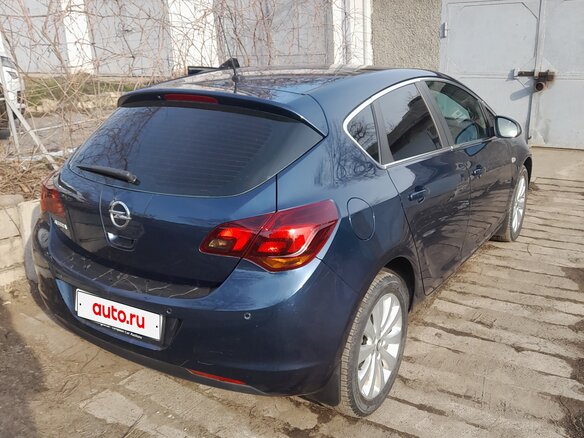 2011 Opel Astra J, синий, 1300000 рублей - вид 6