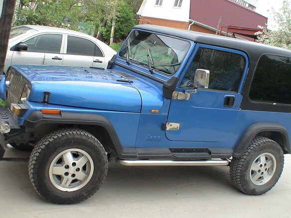 1992 Jeep Wrangler I (YJ), синий - вид 1