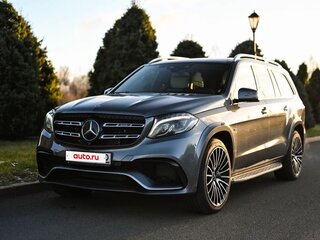 2017 Mercedes-Benz GLS AMG 63 AMG I (X166), серебристый, 4200000 рублей, вид 3