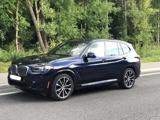 2022 BMW X3 30i xDrive III (G01) Рестайлинг, синий, 4950000 рублей, вид 2