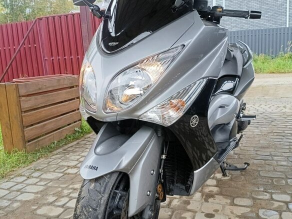 2010 Yamaha TMAX, серебристый, 530000 рублей - вид 1