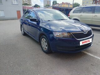 2015 Skoda Rapid I, синий, 800000 рублей, вид 4