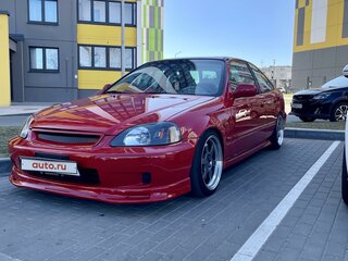 1997 Honda Civic VI, красный, 695000 рублей, вид 3