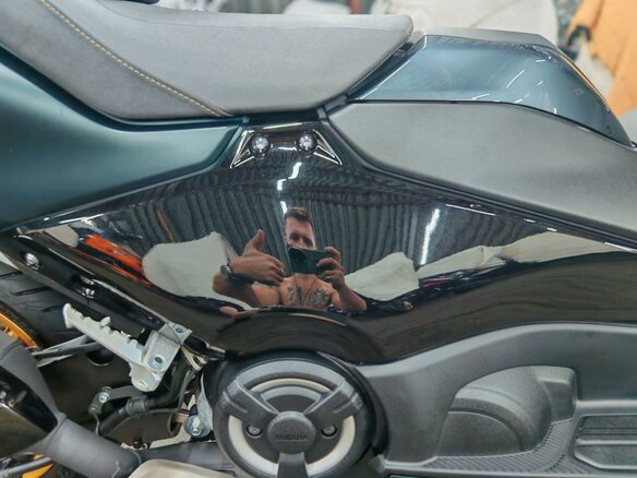 2021 Yamaha TMAX, зелёный, 1420000 рублей - вид 14