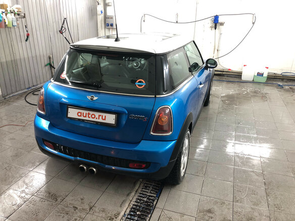 2008 Mini Hatch Cooper S II (R56), синий - вид 3