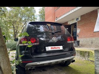 2008 Volkswagen Touareg I Рестайлинг, чёрный, 1200000 рублей, вид 3