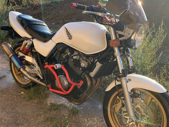 2003 Honda CB 400 Super Four, белый, 305000 рублей - вид 14