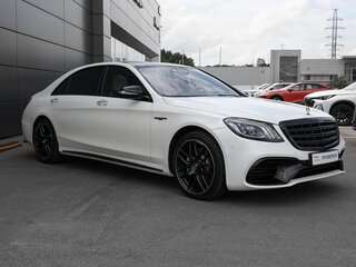 2019 Mercedes-Benz S-Класс 450 Long VI (W222, C217) Рестайлинг, белый, 6298000 рублей, вид 3