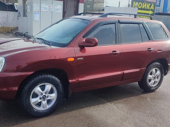2007 Hyundai Santa Fe Classic Classic, красный, 650000 рублей - вид 14