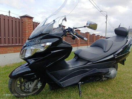 2010 Suzuki Burgman (SkyWave) 400, чёрный, 320828 рублей, вид 1