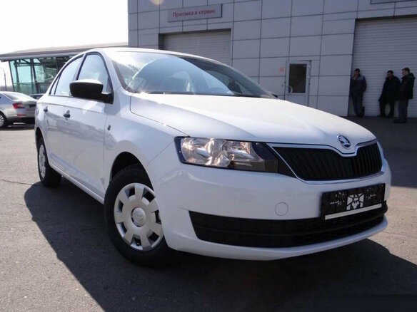 2014 Skoda Rapid I, белый