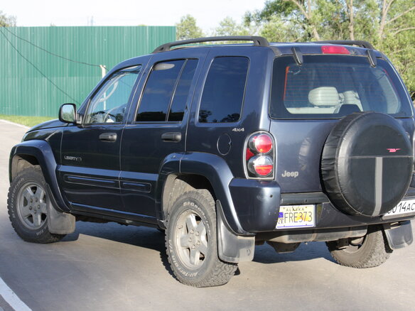 2002 Jeep Liberty (North America) I, серый - вид 4