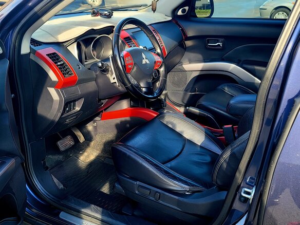 2008 Mitsubishi Outlander II, синий, 1250000 рублей - вид 19