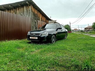 2008 Lada (ВАЗ) Priora I, чёрный, 350000 рублей, вид 5