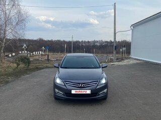 2015 Hyundai Solaris I Рестайлинг, серый, 1000000 рублей, вид 1