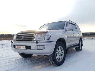 2003 Toyota Land Cruiser 100 Series Рестайлинг 1, серебристый, 3000000 рублей, вид 1