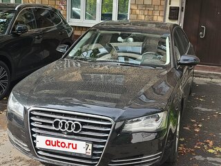 2012 Audi A8 Long III (D4), чёрный, 1600000 рублей, вид 2