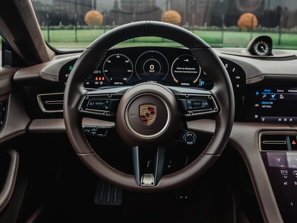 2021 Porsche Taycan Turbo I, белый, 12000000 рублей - вид 10