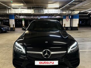 2019 Mercedes-Benz C-Класс 200 IV (W205) Рестайлинг, чёрный, 3750000 рублей, вид 3