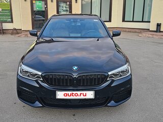 2020 BMW 5 серии 520d VII (G30/G31/G38), синий, 4600000 рублей, вид 2