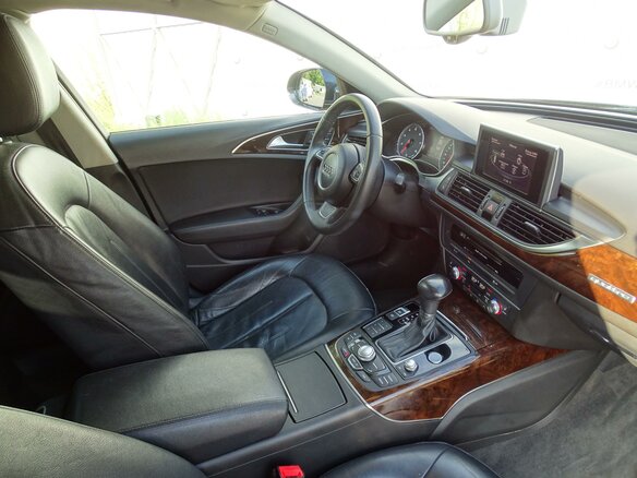 2011 Audi A6 IV (C7), чёрный - вид 2
