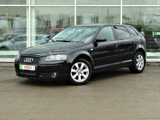 2007 Audi A3 II (8P) Рестайлинг 1, чёрный, 750000 рублей, вид 1
