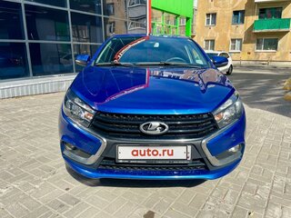 2019 Lada (ВАЗ) Vesta I, синий, 1180000 рублей, вид 2
