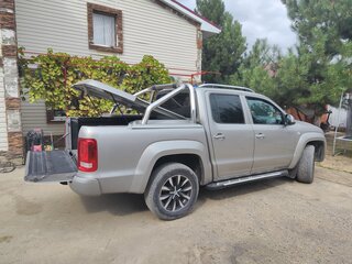 2012 Volkswagen Amarok Double Cab full-time I, бежевый, 1750000 рублей, вид 3