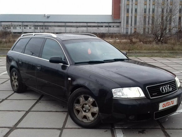 2002 Audi A6 II (C5) Рестайлинг, чёрный - вид 7