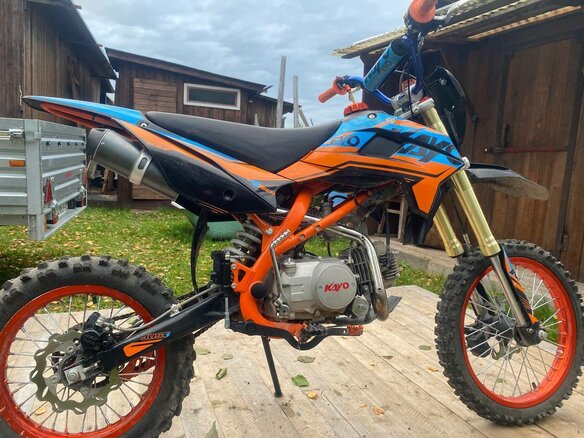 2022 Kayo Evolution K125EM, оранжевый, 80000 рублей - вид 2