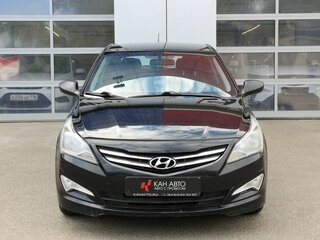 2016 Hyundai Solaris I Рестайлинг, чёрный, 890000 рублей, вид 2