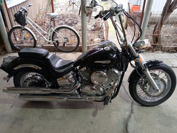 2003 Yamaha XVS1100, чёрный, 500000 рублей - вид 6