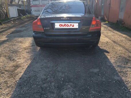 2004 Volvo S80 I Рестайлинг, синий, 450000 рублей, вид 4