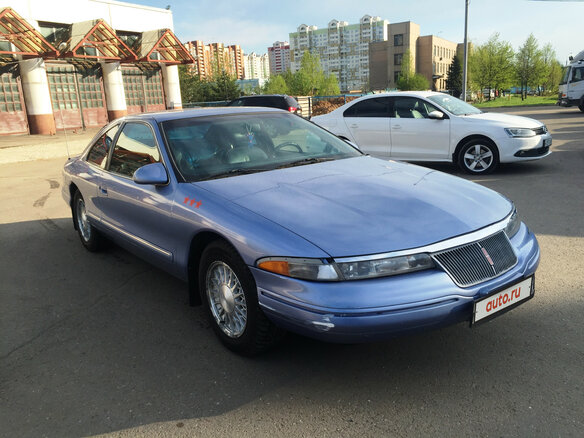 1993 Lincoln Mark VIII I, голубой - вид 2
