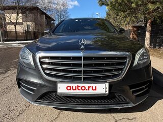 2018 Mercedes-Benz S-Класс 450 VI (W222, C217) Рестайлинг, чёрный, 4200000 рублей, вид 3