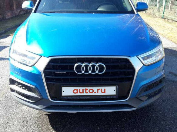 2015 Audi Q3 I (8U) Рестайлинг, голубой