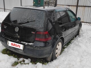 2001 Volkswagen Golf IV, чёрный, 350000 рублей, вид 3
