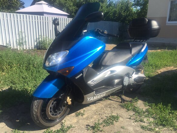 2002 Yamaha TMAX, синий - вид 12